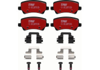 Brake Pad Set, disc brake DTEC COTEC GDB1685DTE TRW