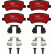 Brake Pad Set, disc brake DTEC COTEC GDB1685DTE TRW