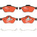 Brake Pad Set, disc brake DTEC COTEC GDB1687DTE TRW