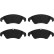 Brake Pad Set, disc brake DTEC COTEC GDB1768DTE TRW, Thumbnail 2