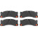 Brake Pad Set, disc brake DTEC COTEC GDB1969DTE TRW, Thumbnail 2