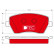Brake Pad Set, disc brake DTEC COTEC GDB3332DTE TRW