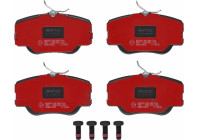 Brake Pad Set, disc brake DTEC COTEC GDB818DTE TRW
