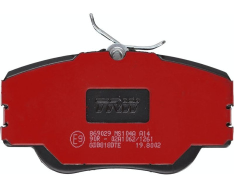 Brake Pad Set, disc brake DTEC COTEC GDB818DTE TRW, Image 3