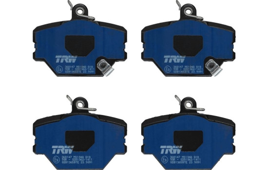Brake Pad Set, disc brake ELECTRIC BLUE GDB1365BTE TRW