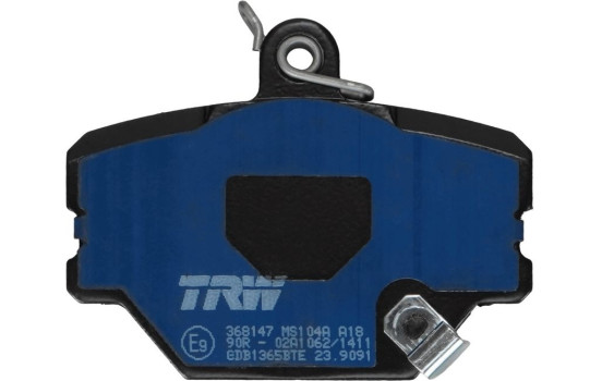 Brake Pad Set, disc brake ELECTRIC BLUE GDB1365BTE TRW, Image 3