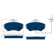 Brake Pad Set, disc brake ELECTRIC BLUE GDB1366BTE TRW, Thumbnail 2