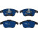 Brake Pad Set, disc brake ELECTRIC BLUE GDB1691BTE TRW