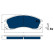 Brake Pad Set, disc brake ELECTRIC BLUE GDB3200BTE TRW, Thumbnail 2