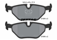 Brake Pad Set, disc brake epad 2193481 Textar
