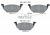 Brake Pad Set, disc brake epad 2313181 Textar