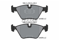 Brake Pad Set, disc brake epad 2318381 Textar