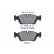 Brake Pad Set, disc brake epad 2328781 Textar