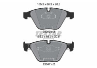 Brake Pad Set, disc brake epad 2331281 Textar