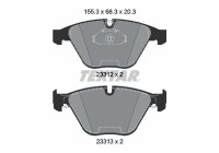 Brake Pad Set, disc brake epad 2331282 Textar