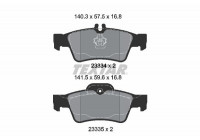 Brake Pad Set, disc brake epad 2333481 Textar