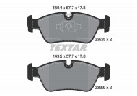 Brake Pad Set, disc brake epad 2393581 Textar