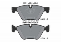 Brake Pad Set, disc brake epad 2409681 Textar