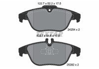 Brake Pad Set, disc brake epad 2425481 Textar