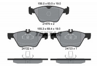 Brake Pad Set, disc brake epad 2472281 Textar