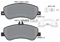 Brake Pad Set, disc brake epad 2486781 Textar