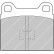 Brake pad set, disc brake FCP105R Ferodo Racing
