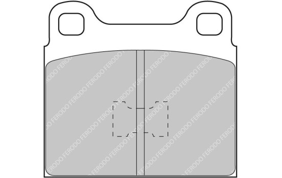 Brake pad set, disc brake FCP105R Ferodo Racing
