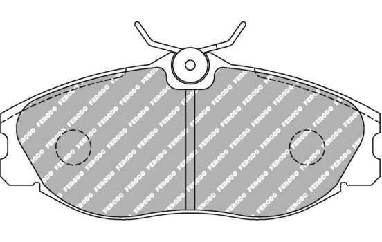 Brake pad set, disc brake FCP1063H Ferodo Racing