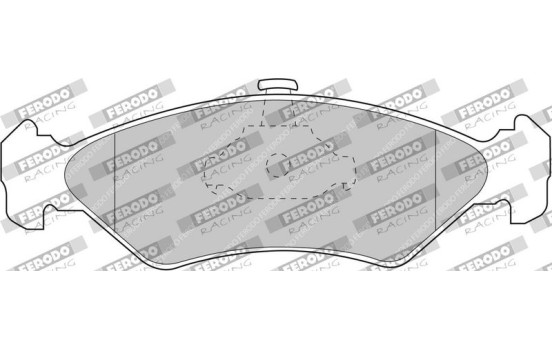 Brake pad set, disc brake FCP1082R Ferodo Racing, Image 2