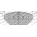 Brake pad set, disc brake FCP1094H Ferodo Racing