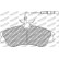 Brake pad set, disc brake FCP1112H Ferodo Racing, Thumbnail 2