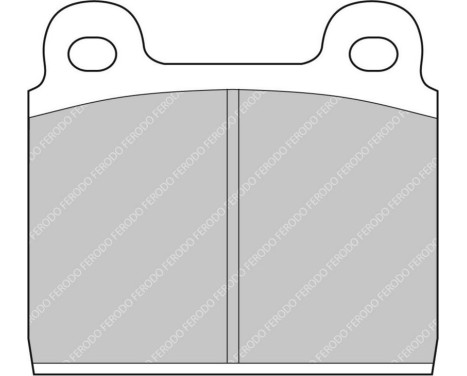 Brake pad set, disc brake FCP11H Ferodo Racing