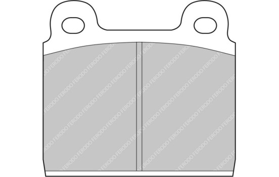 Brake pad set, disc brake FCP11Z Ferodo Racing
