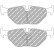 Brake pad set, disc brake FCP1301H Ferodo Racing