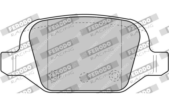 Brake pad set, disc brake FCP1324H Ferodo Racing, Image 2