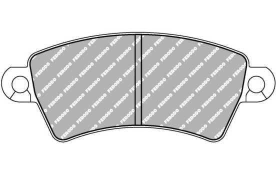 Brake pad set, disc brake FCP1370R Ferodo Racing