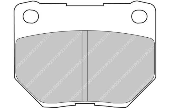 Brake pad set, disc brake FCP1372R Ferodo Racing