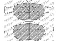 Brake pad set, disc brake FCP1394H Ferodo Racing
