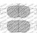Brake pad set, disc brake FCP1394H Ferodo Racing