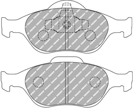 Brake pad set, disc brake FCP1394H Ferodo Racing, Image 2