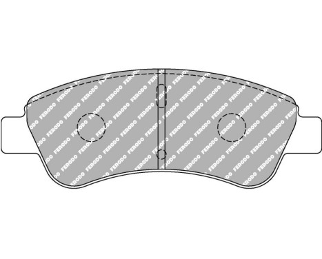 Brake pad set, disc brake FCP1399R Ferodo Racing