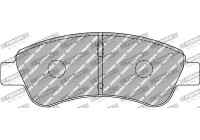 Brake pad set, disc brake FCP1399Z Ferodo Racing