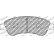 Brake pad set, disc brake FCP1399Z Ferodo Racing