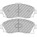 Brake pad set, disc brake FCP1424H Ferodo Racing