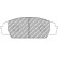 Brake pad set, disc brake FCP1444W Ferodo Racing