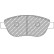 Brake pad set, disc brake FCP1467H Ferodo Racing, Thumbnail 6