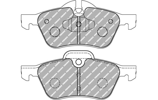 Brake pad set, disc brake FCP1499W Ferodo Racing