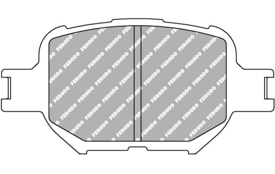 Brake pad set, disc brake FCP1528H Ferodo Racing