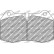 Brake pad set, disc brake FCP1561W Ferodo Racing, Thumbnail 2