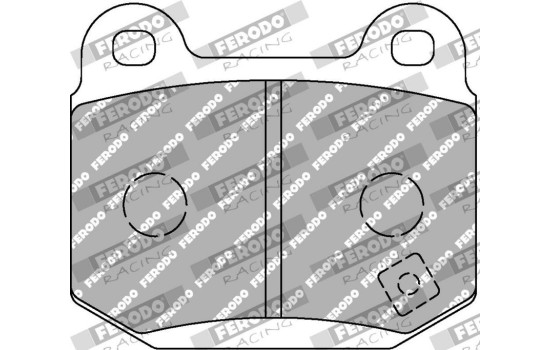 Brake pad set, disc brake FCP1562Z Ferodo Racing, Image 2